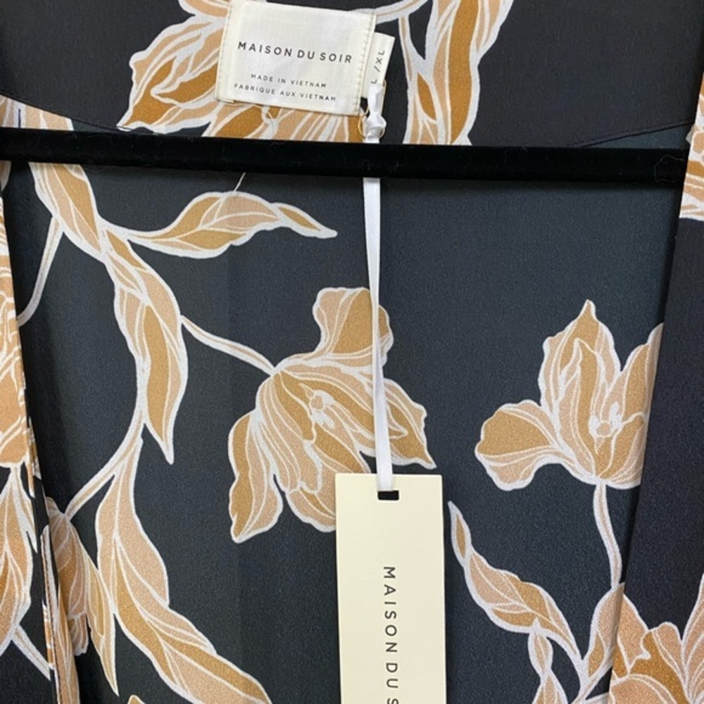 Nwt Maison Du Soir Floral Robe - image 5